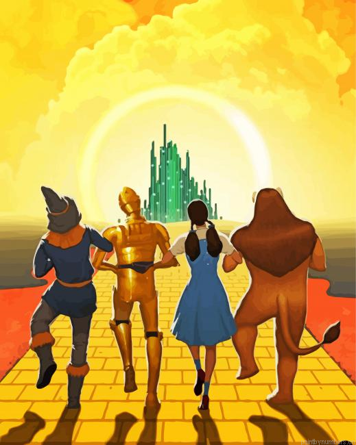 The Wonderful Wizard Of Oz Painting By Numberss.png