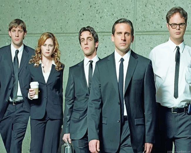 The Office Characters Painting By Numberss.png