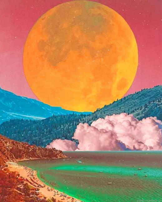 Thick Clouds Illustration Landscape Painting By Numbers.png