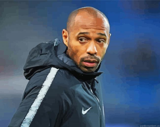 Thierry Henry Footballer Painting By Numberss.png
