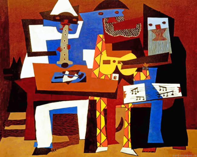 Three Musicians Painting By Numberss.png