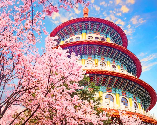 Tianyuan Tower Palace Painting By Numberss.png