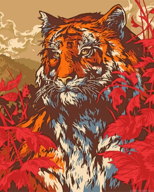 Tiger Illustration Painting By Numbers.png