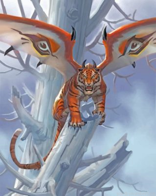 Tiger With Wings Painting By Numbers.png