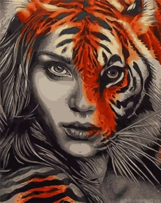 Tiger Woman Painting By Numbers.png