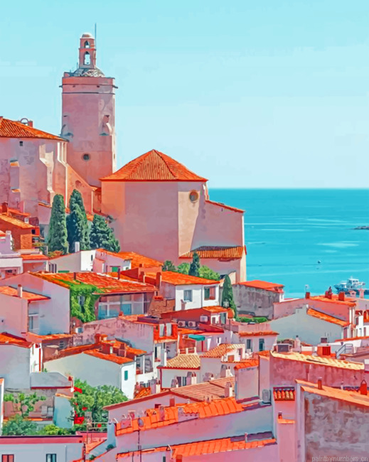 Tile Roof Spain Painting By Numberss.png