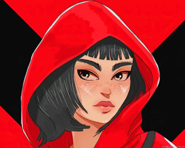 Tokyo From Money Heist Painting By Numberss.png