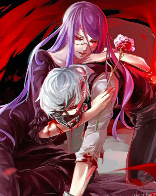Tokyo Ghoul Anime Painting By Numberss.png