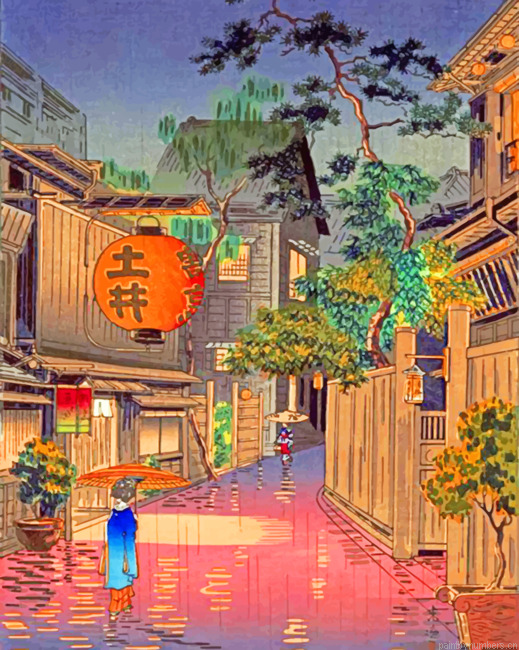 Tokyo Landscape Painting By Numberss.png