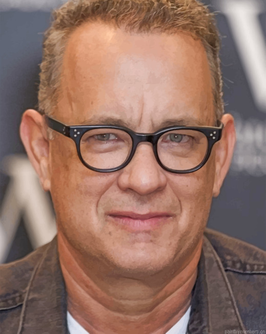 Tom Hanks Wearing Glasses Painting By Numberss.png