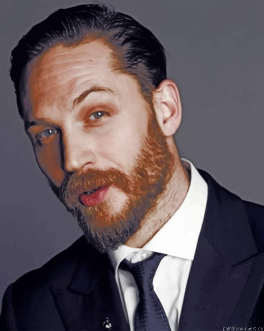 Tom Hardy Wearing A Black Suit Painting By Numbers.png