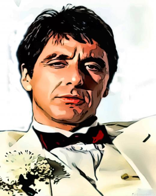 Tony Montana Scarface Painting By Numbers.png