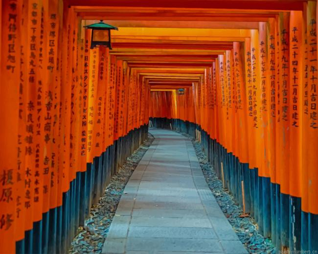 Torii Gates Painting By Numberss.png