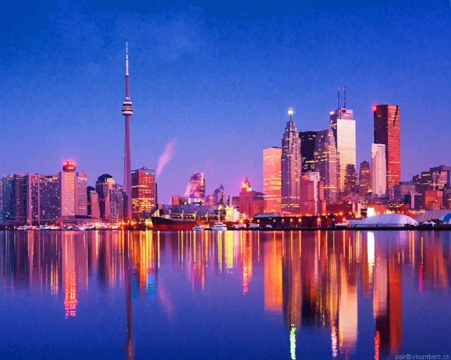 Toronto Water Reflection Painting By Numberss.png