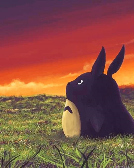 Totoro Animations Painting By Numberss.png