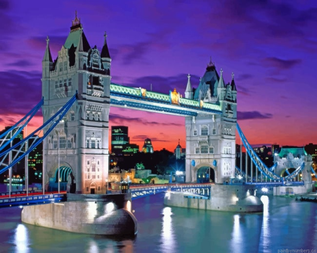 Tower Bridge London Cities Painting By Numberss.png