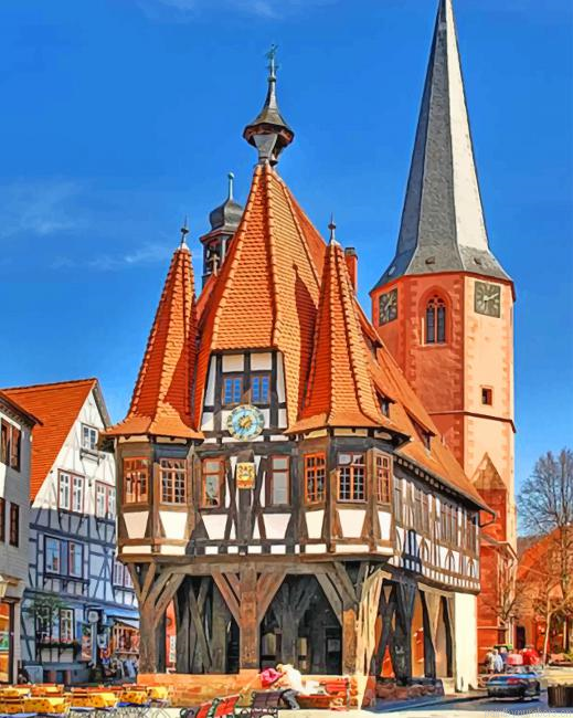 Town Hall Germany Buildings Painting By Numberss.png
