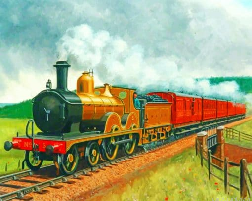 Train Railway Painting By Numbers.png