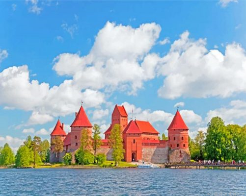 Trakai Island Castle Lithuania Painting By Numbers.png