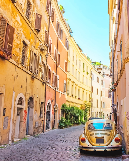 Trastevere Rome Cities Painting By Numberss.png