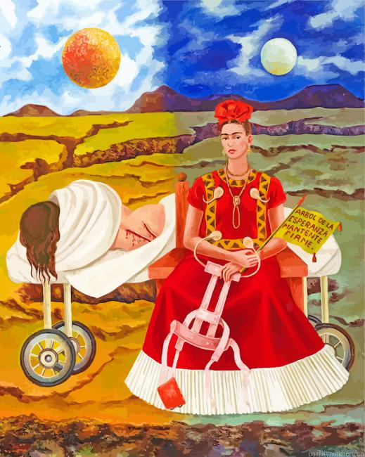 Tree Of Hope By Frida Kahlo Painting By Numbers.png