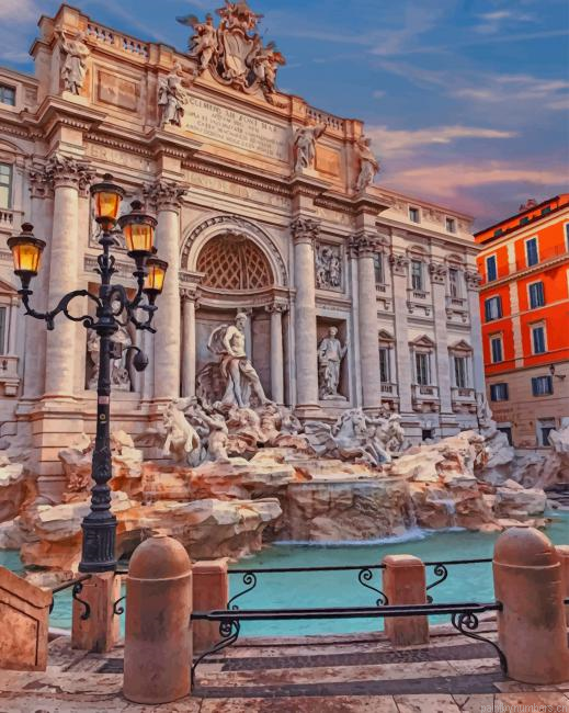 Trevi Fountain Cities Painting By Numberss.png