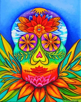 Trippy Candy Skull Painting By Numbers.png