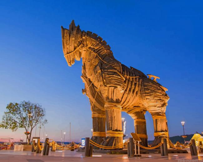Trojan Horse Painting By Numberss.png
