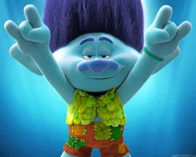 Trolls World Tour Cartoons Painting By Numberss.png