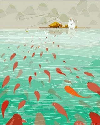 Troop Of Fish Painting By Numbers.png