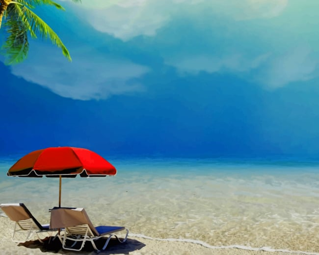 Tropical Paradise Beach Seascapes Painting By Numberss.png