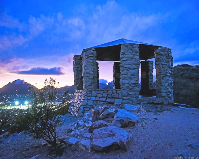 Tucson Arizona Sunset Painting By Numberss.png