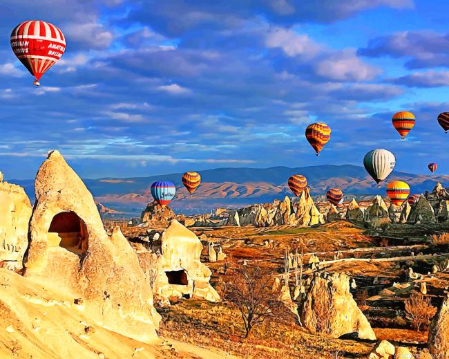 Turkey Hot Air Balloons Painting By Numberss.png