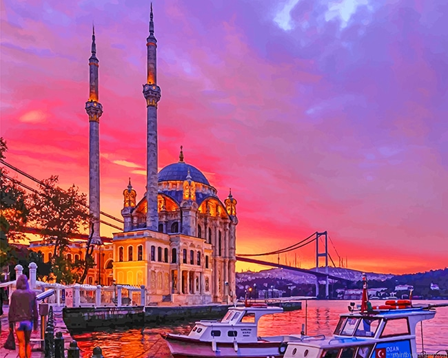 Turkey Ortakoy Mosque Painting By Numbers.png