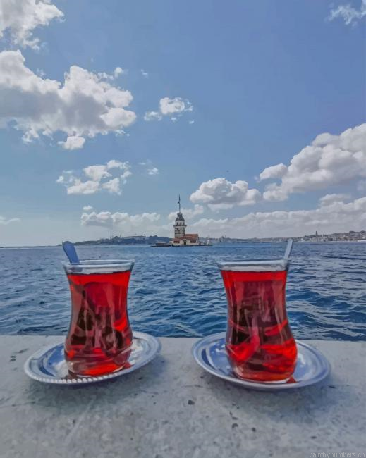 Turkey Tea Drinks Painting By Numberss.png