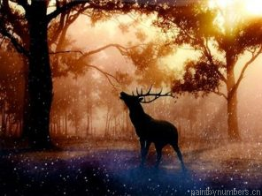 Twilight Deer Painting By Numbers.png