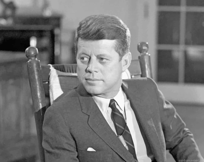 Us President Kennedy Painting By Numberss.png