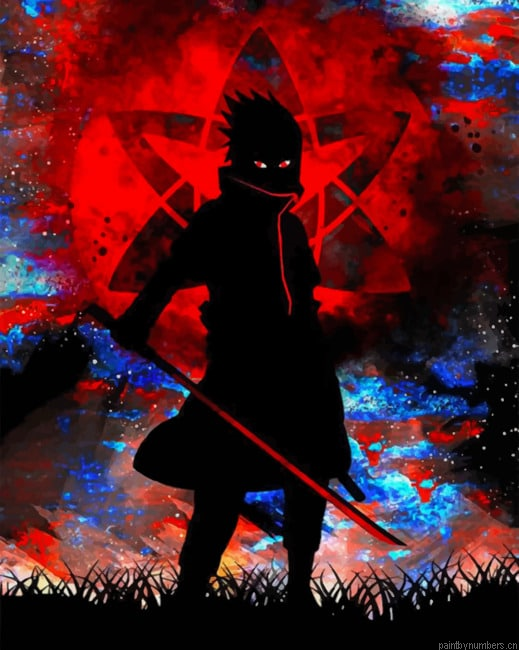 Uchiha Revenge Painting By Numbers.png