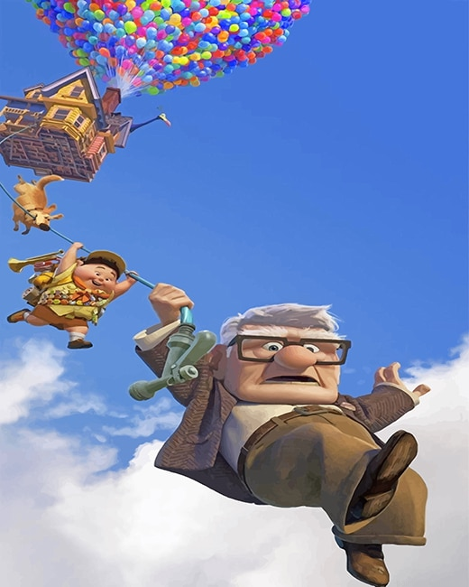 Up Home With Balloons Animations Painting By Numberss.png
