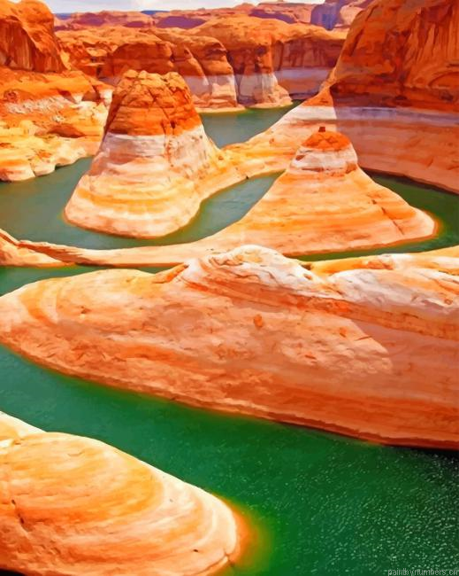 Utah Glen Canyon Landscapes Painting By Numberss.png