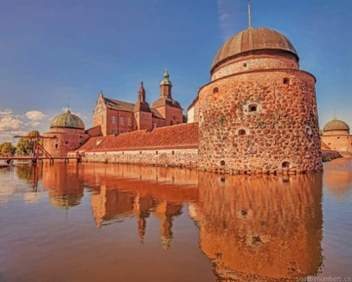 Vadstena Swedish Castle Painting By Numbers.png