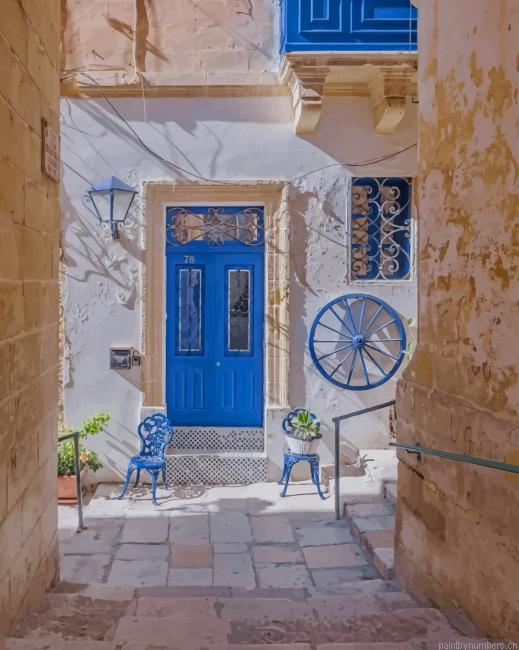 Valletta Streets Cities Painting By Numberss.png