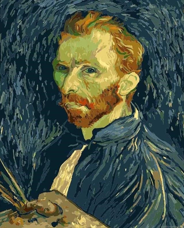 Van Gogh Self Portrait Painting By Numbers.png