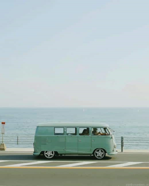 Van Parked Beside Ocean Painting By Numberss.png
