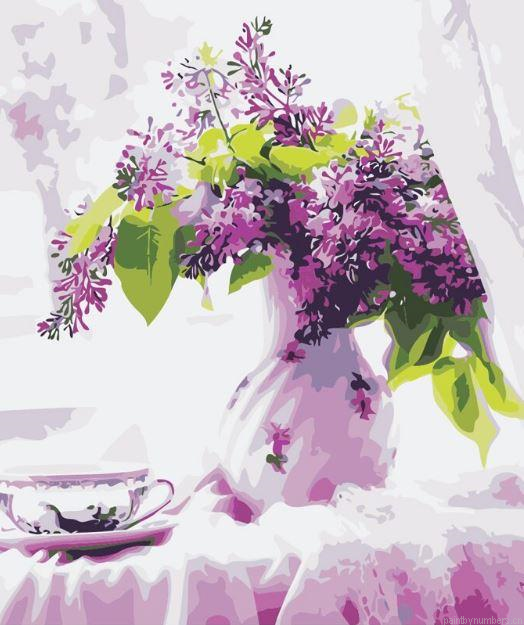 Vase Of Lilac Flowers Painting By Numberss.png