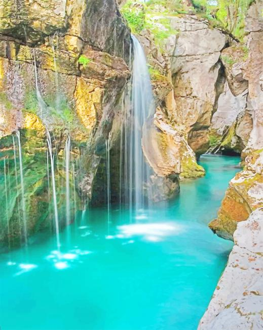 Velika Korita Gorge Slovenia Painting By Numberss.png