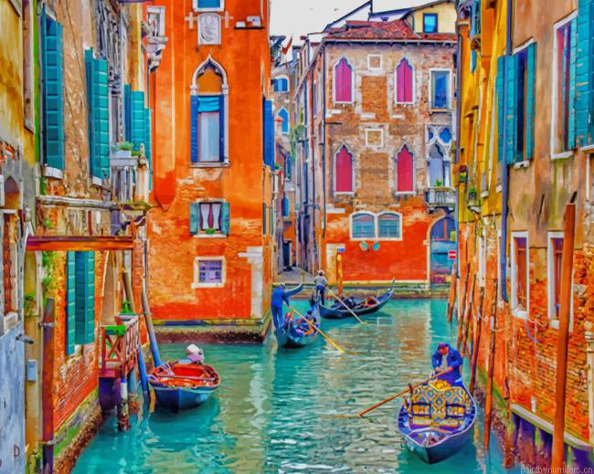 Venice Italy Buildings Cities Painting By Numberss.png