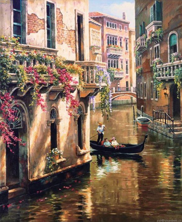 Venice Morning Cities Painting By Numbers.png
