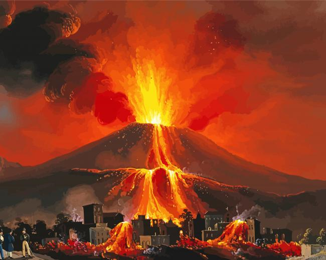 Vesuvius The Volcanic Mountain Painting By Numberss.png