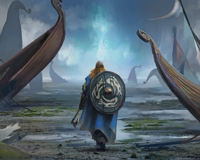 Viking Life Journey Art Painting By Numberss.png